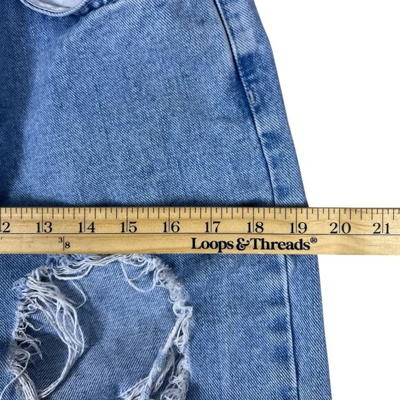 BDG Distressed High-Rise Baggy Jeans 28 | Urban Outfitters Light Wash Denim NWOT - Picture 13 of 16